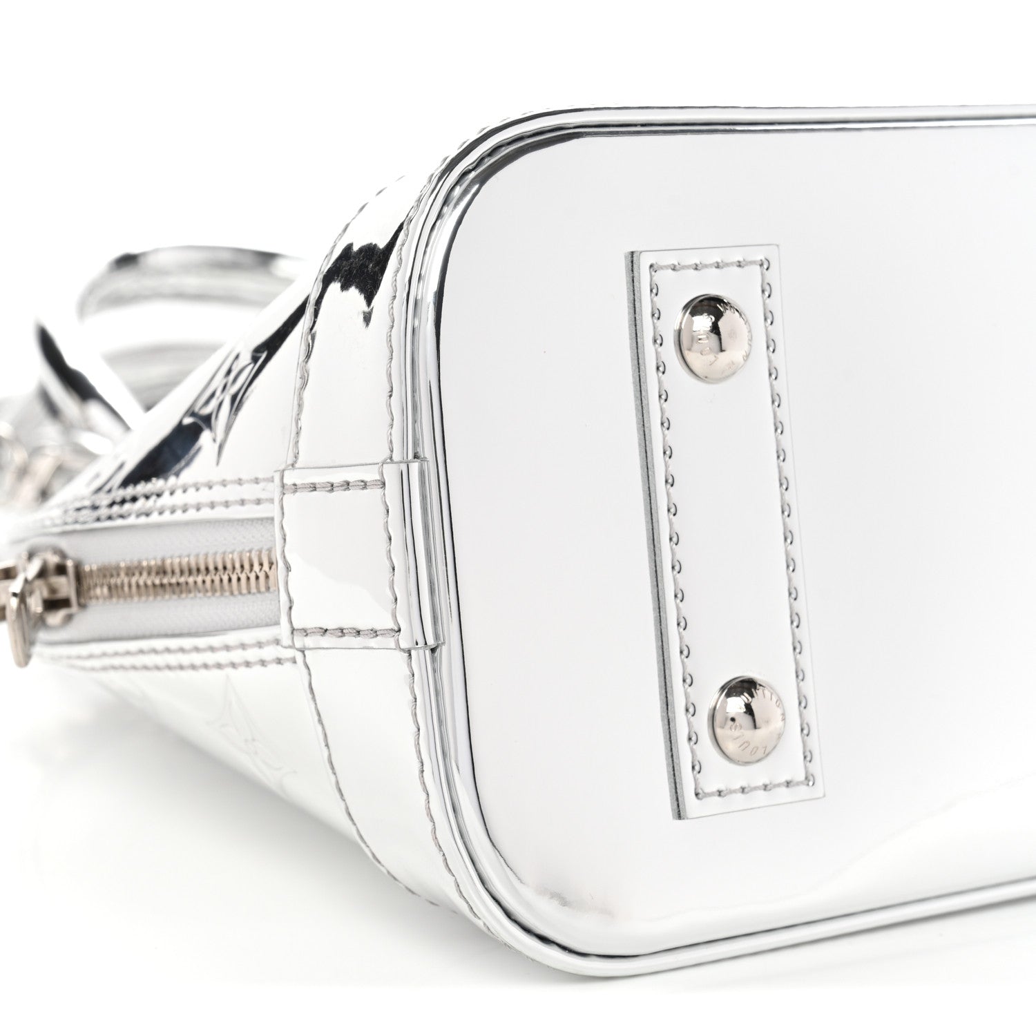 Louis Vuitton Monogram Miroir Alma BB Silver