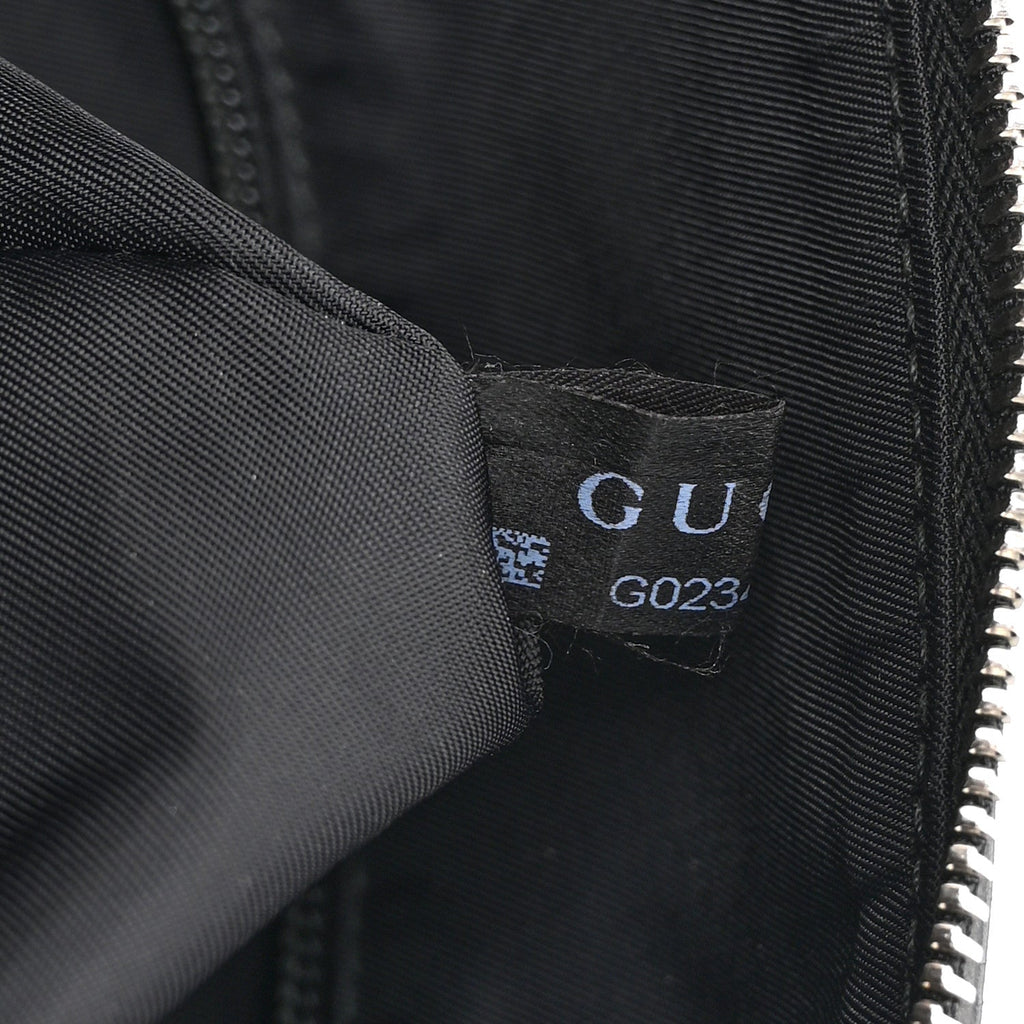 Gucci Techno Canvas Web Messenger Bag Black