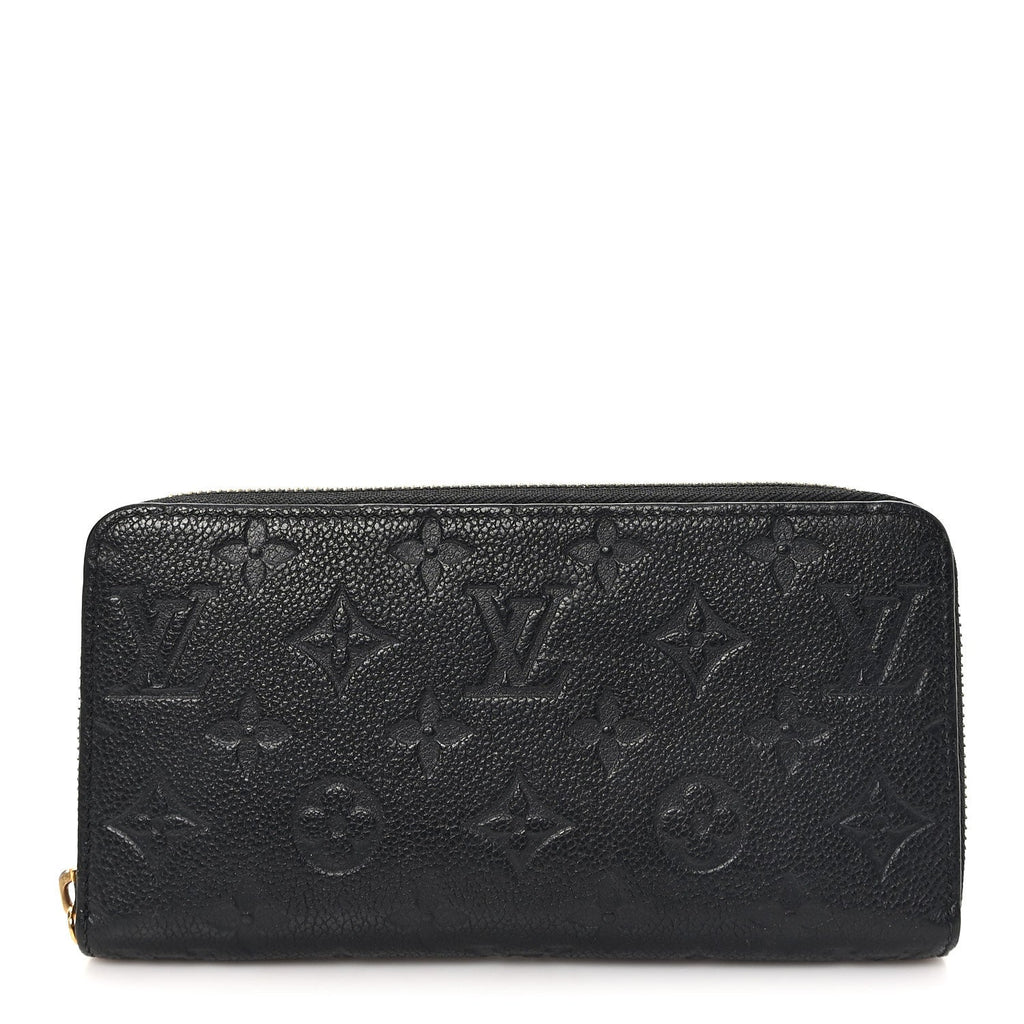 Louis Vuitton Empreinte Zippy Wallet Black