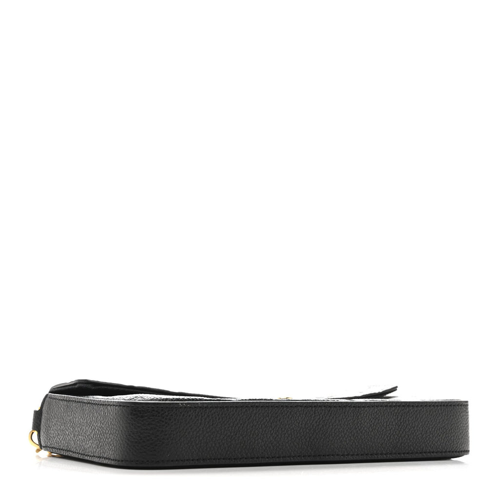 Louis Vuitton Empreinte Pochette Felicie Chain Wallet Black