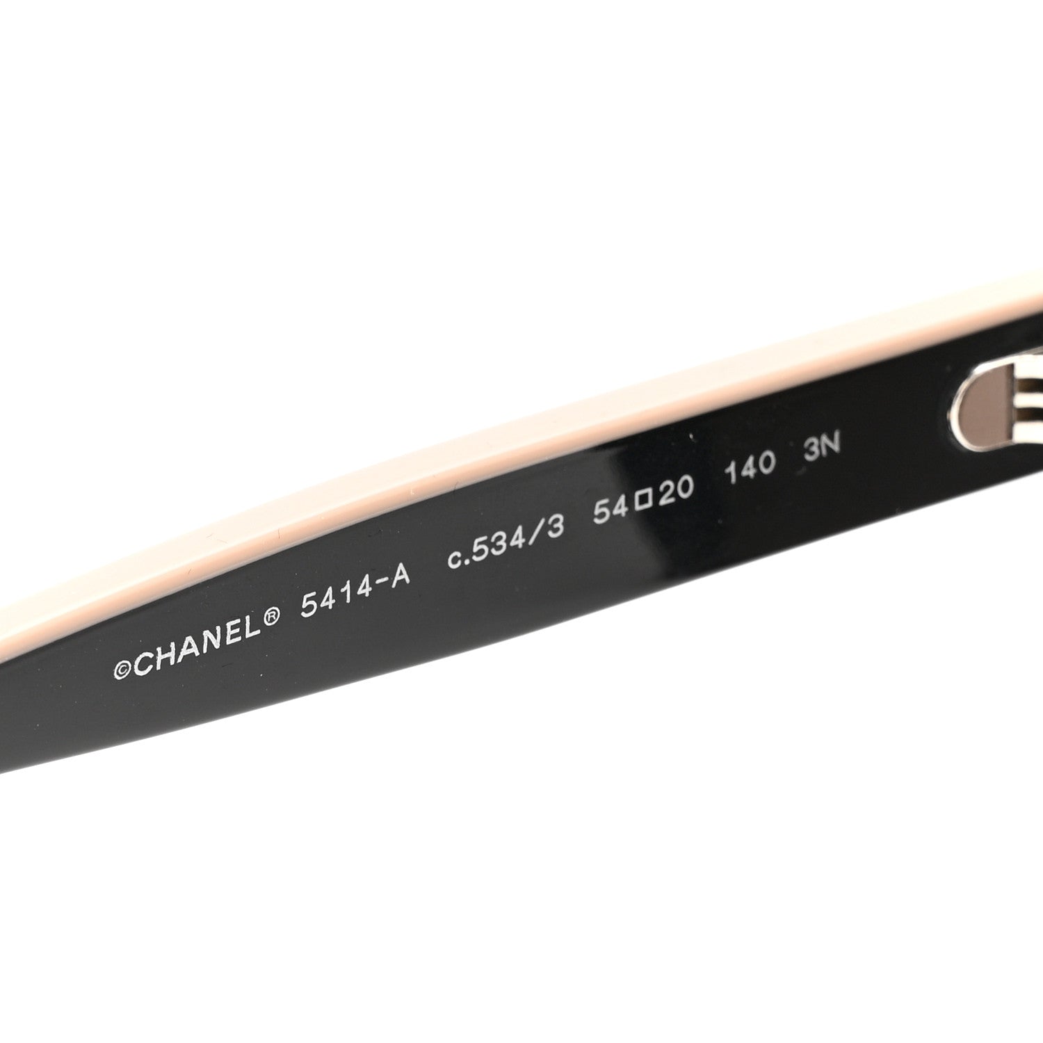 Acetate CC Butterfly Sunglasses 5414 Black Beige