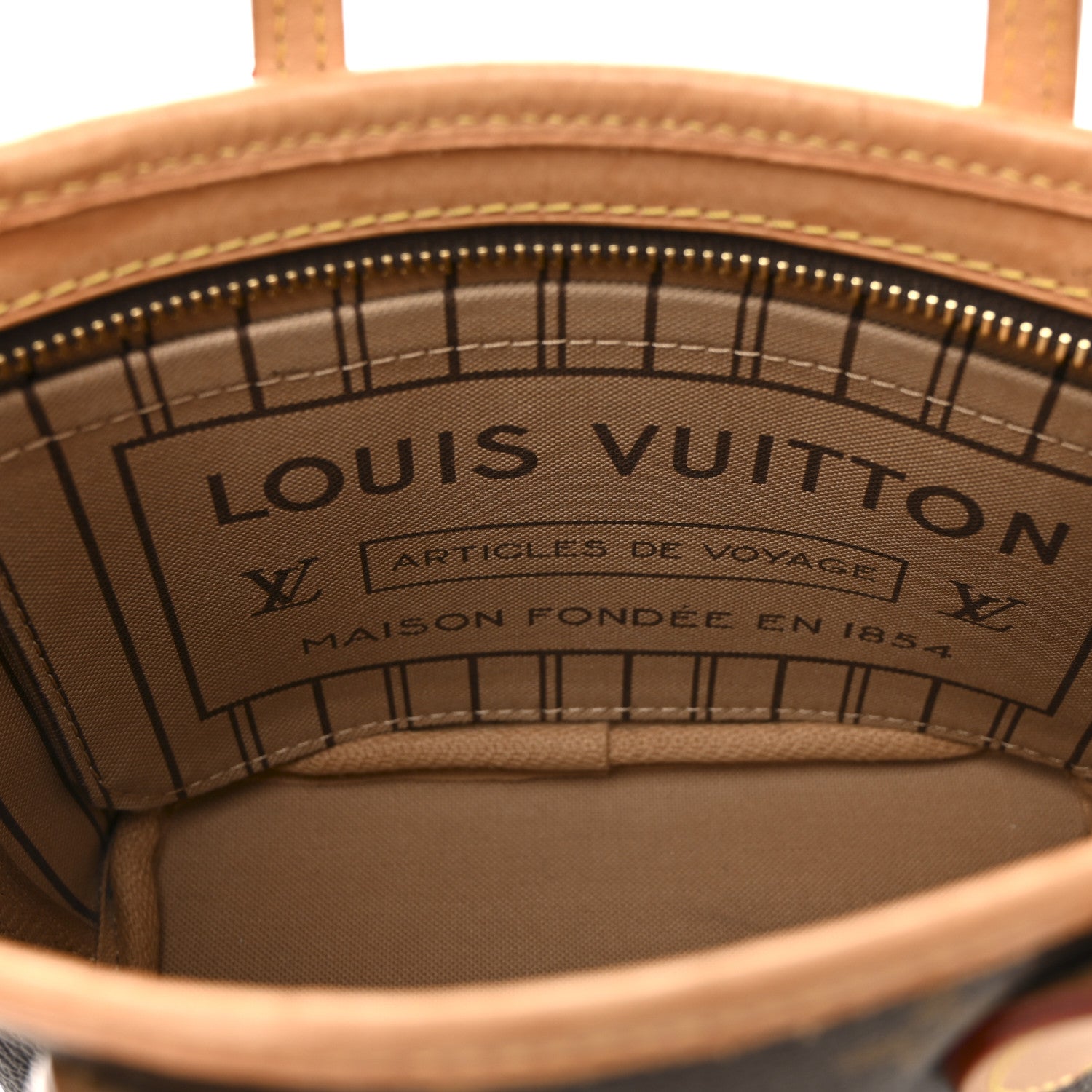 Louis Vuitton Monogram Neverfull BB Beige