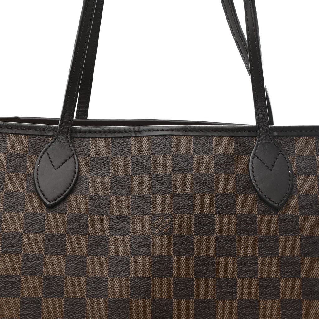 Louis Vuitton Damier Ebene Neo Neverfull MM Rose Ballerine