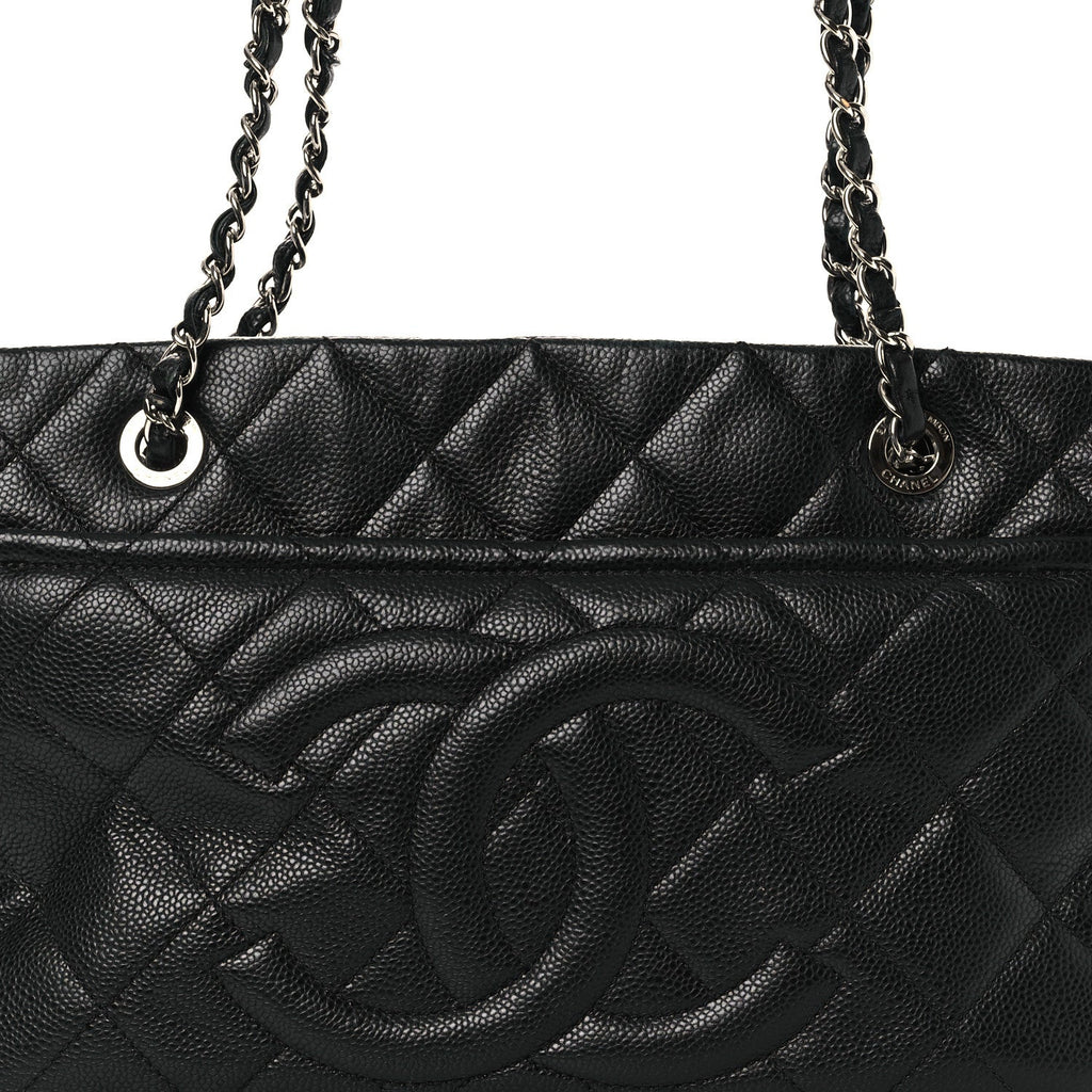 Chanel Caviar Quilted Timeless CC Soft Tote Black