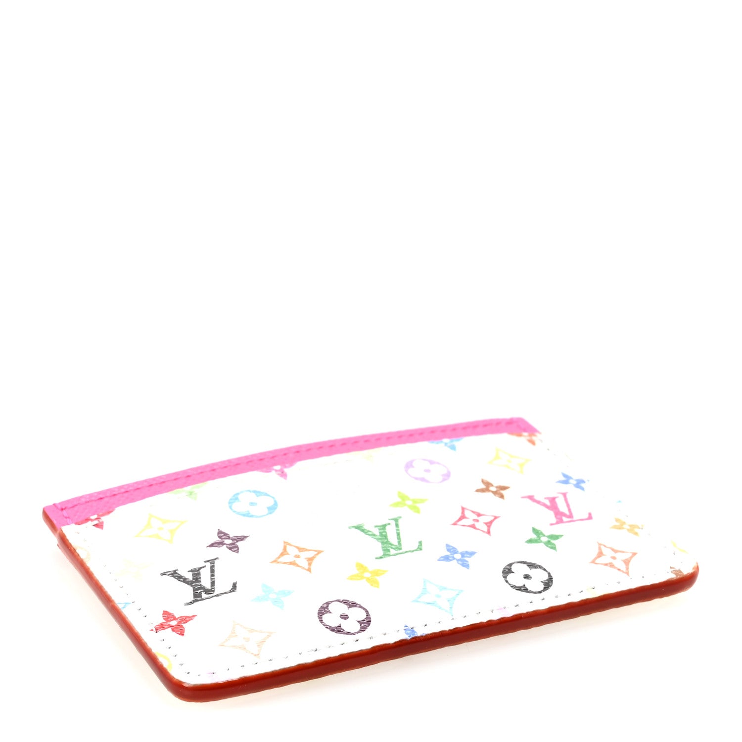 Louis Vuitton LV X TM Monogram Multicolor Card Holder Kawaii Pink