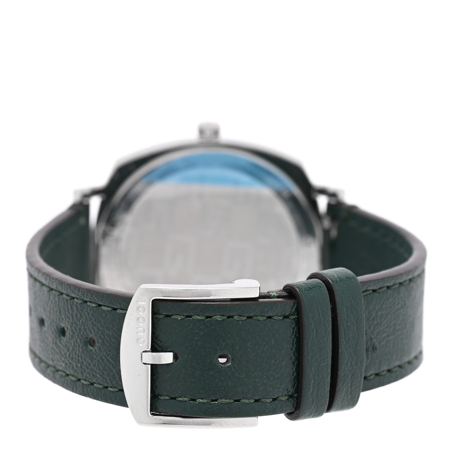 Gucci Stainless Steel Calfskin 35mm Grip Quartz Watch Green