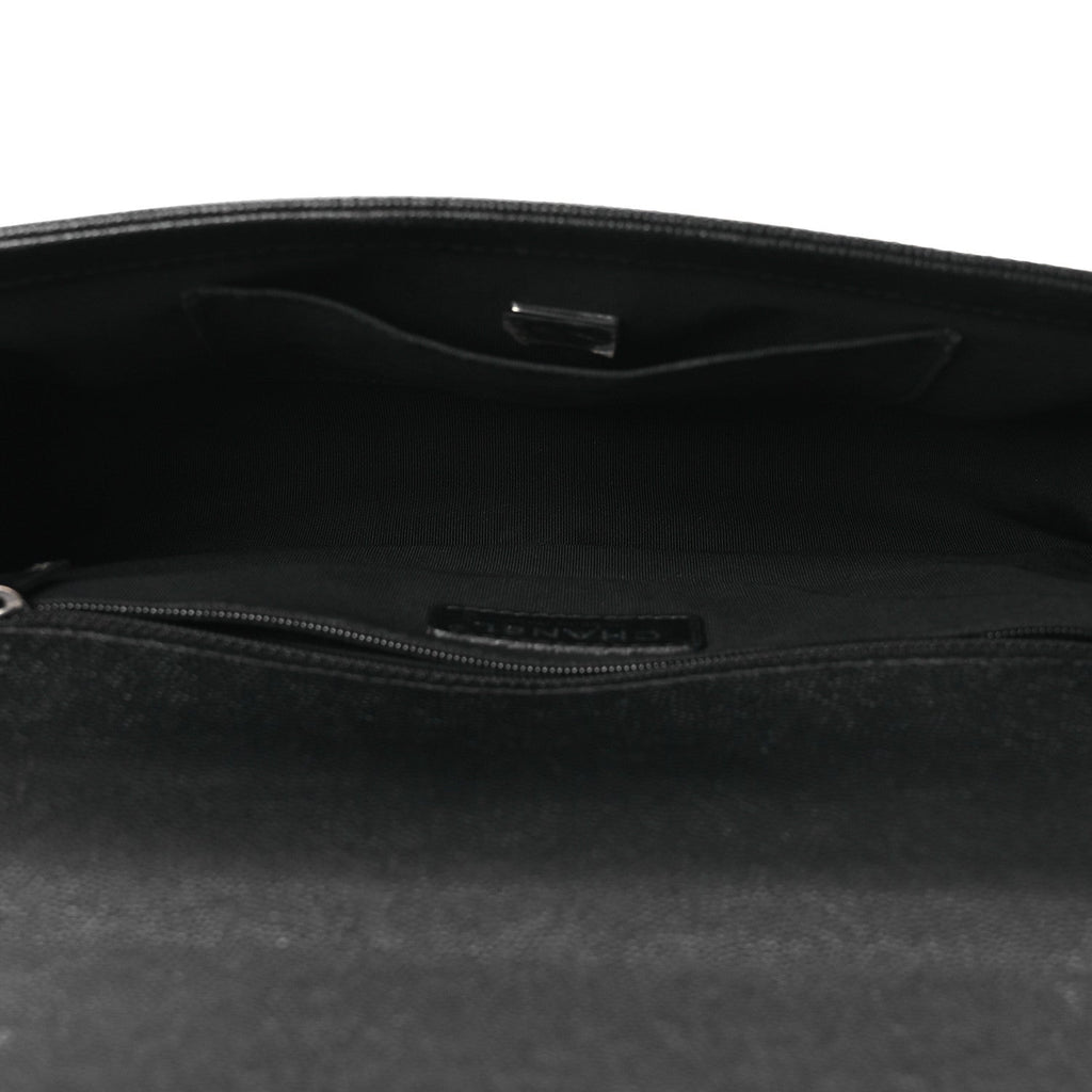 Chanel Caviar Quilted New Medium Boy Flap Black