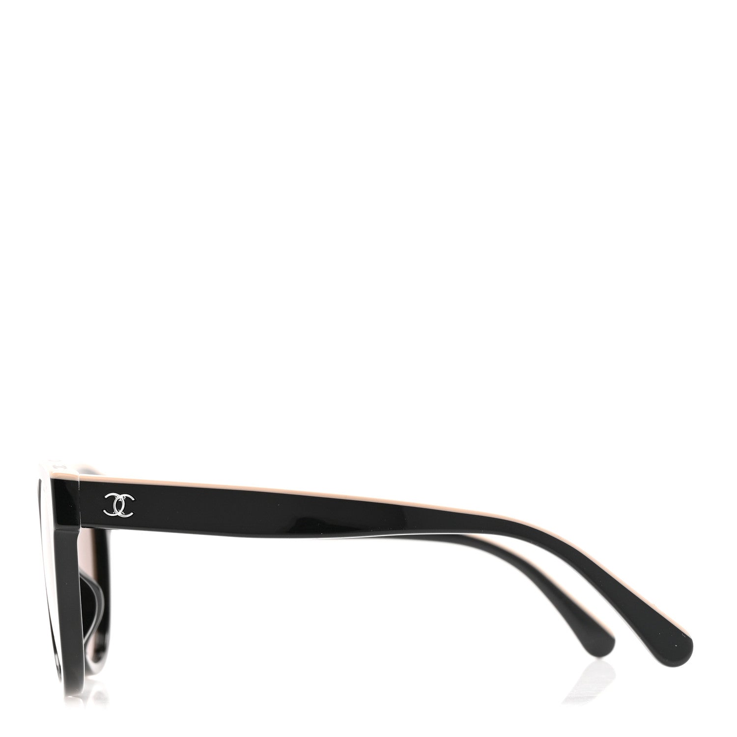 Acetate CC Butterfly Sunglasses 5414 Black Beige