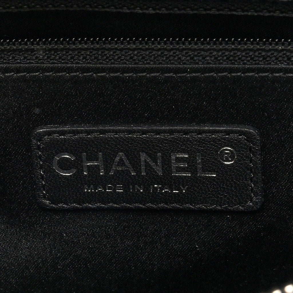 Chanel Caviar Quilted Grand Shopping Tote GST Black