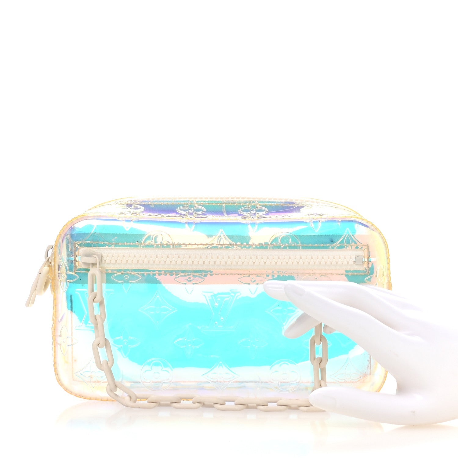 Louis Vuitton PVC Monogram Pochette Volga Iridescent Prism