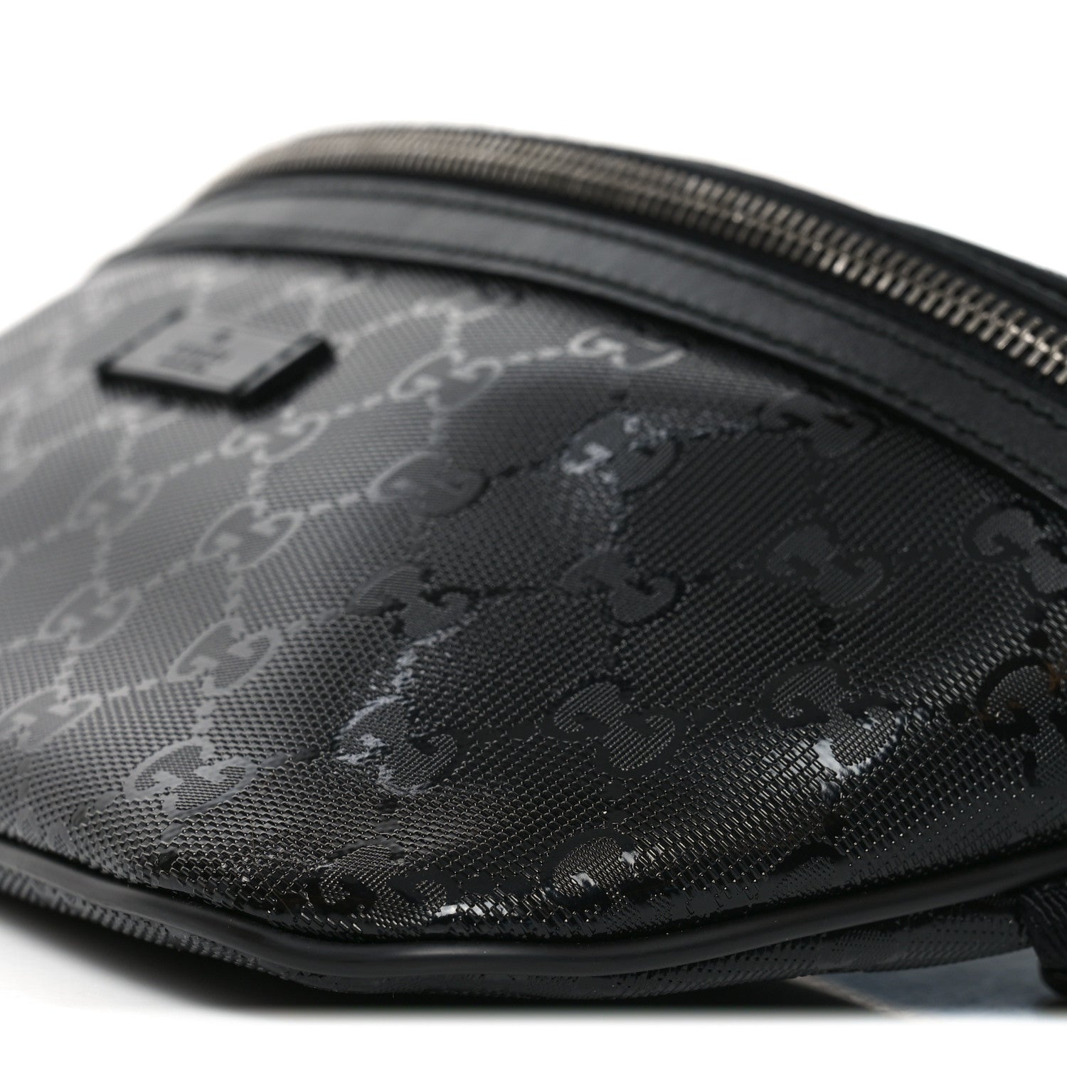Gucci Imprime Monogram Belt Bag Black