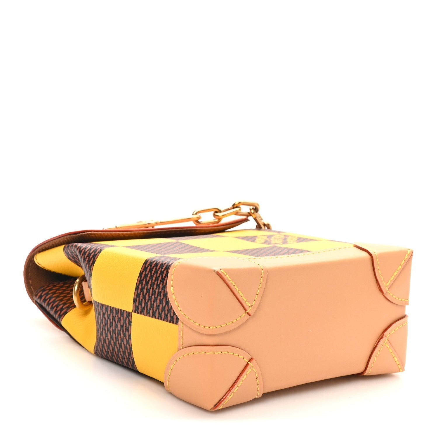 Louis Vuitton Damier Pop Nano Steamer Yellow