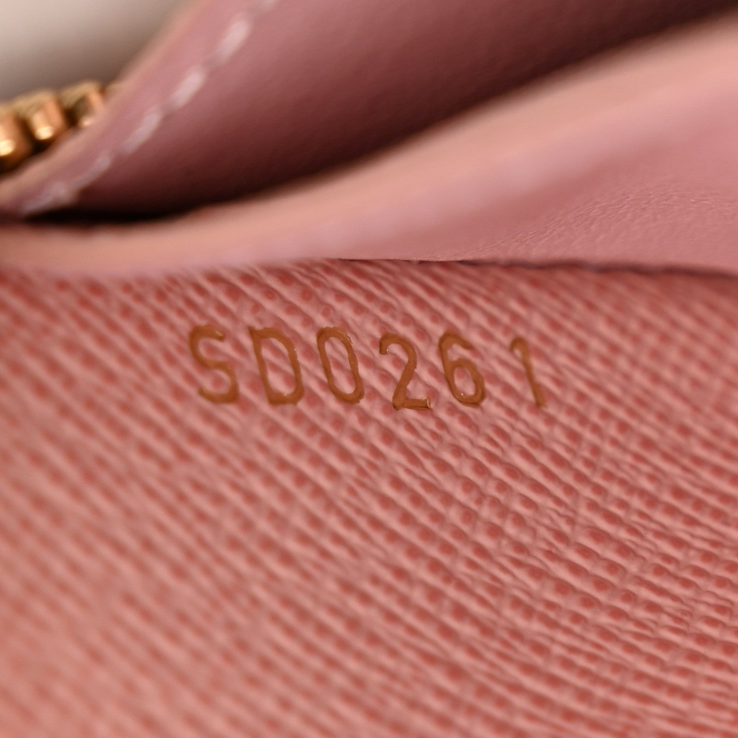 Louis Vuitton Monogram Clemence Wallet Rose Ballerine