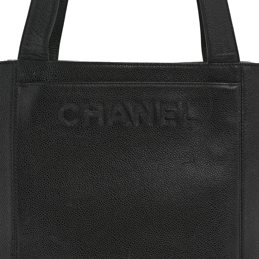 Chanel Caviar Shoulder Bag Black