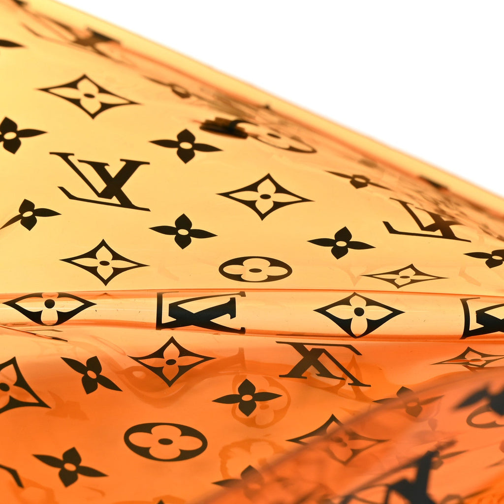 Louis Vuitton PVC Monogram Printed Envelope Pouch Orange