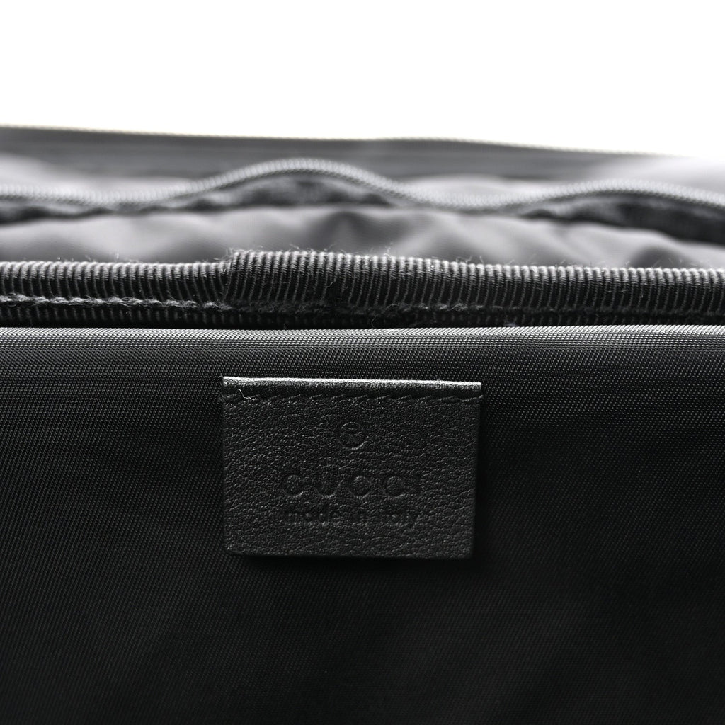 Gucci GG Supreme Monogram Gran Turismo Suitcase Black Grey