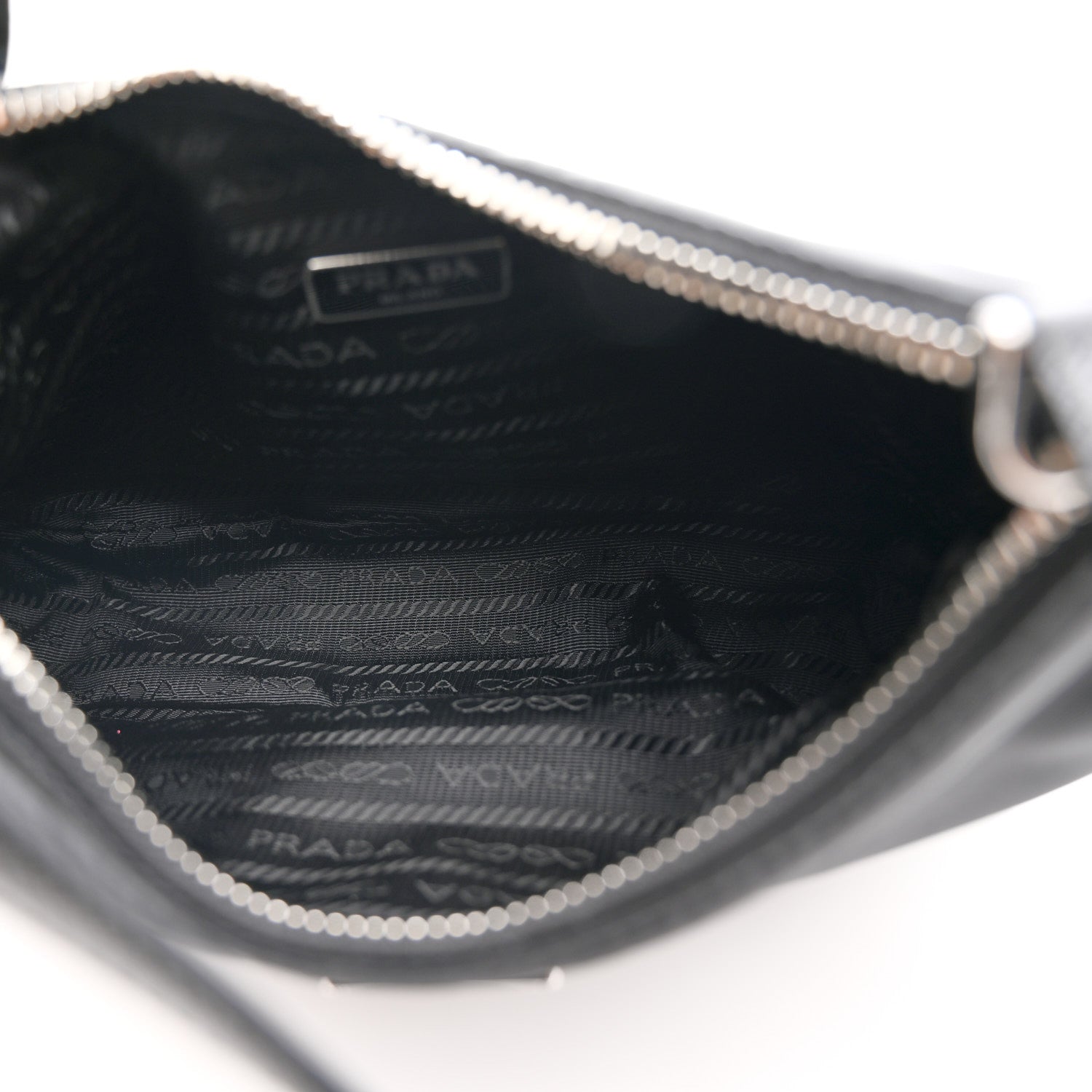 Prada Tessuto Nylon Saffiano Mini Re-Edition 2005 Bag Black