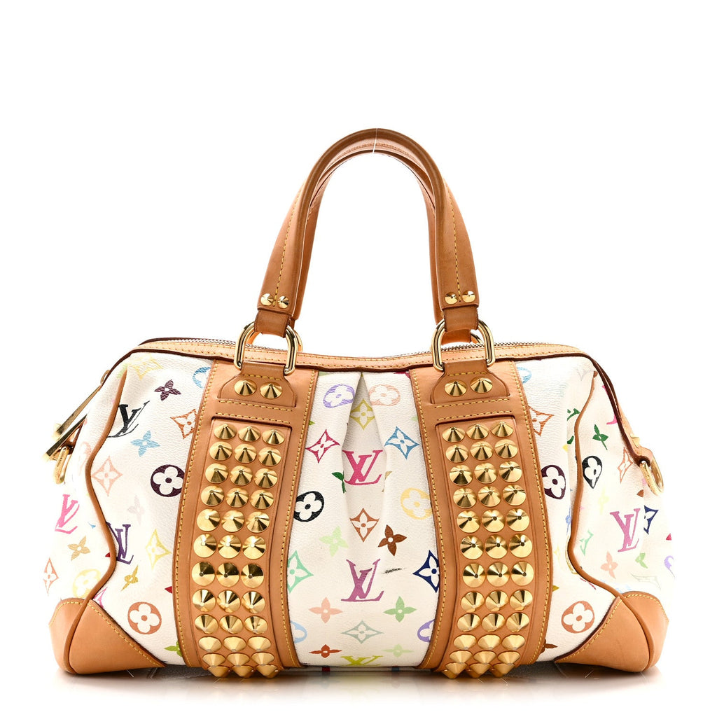 Louis Vuitton Monogram Multicolor Courtney MM White