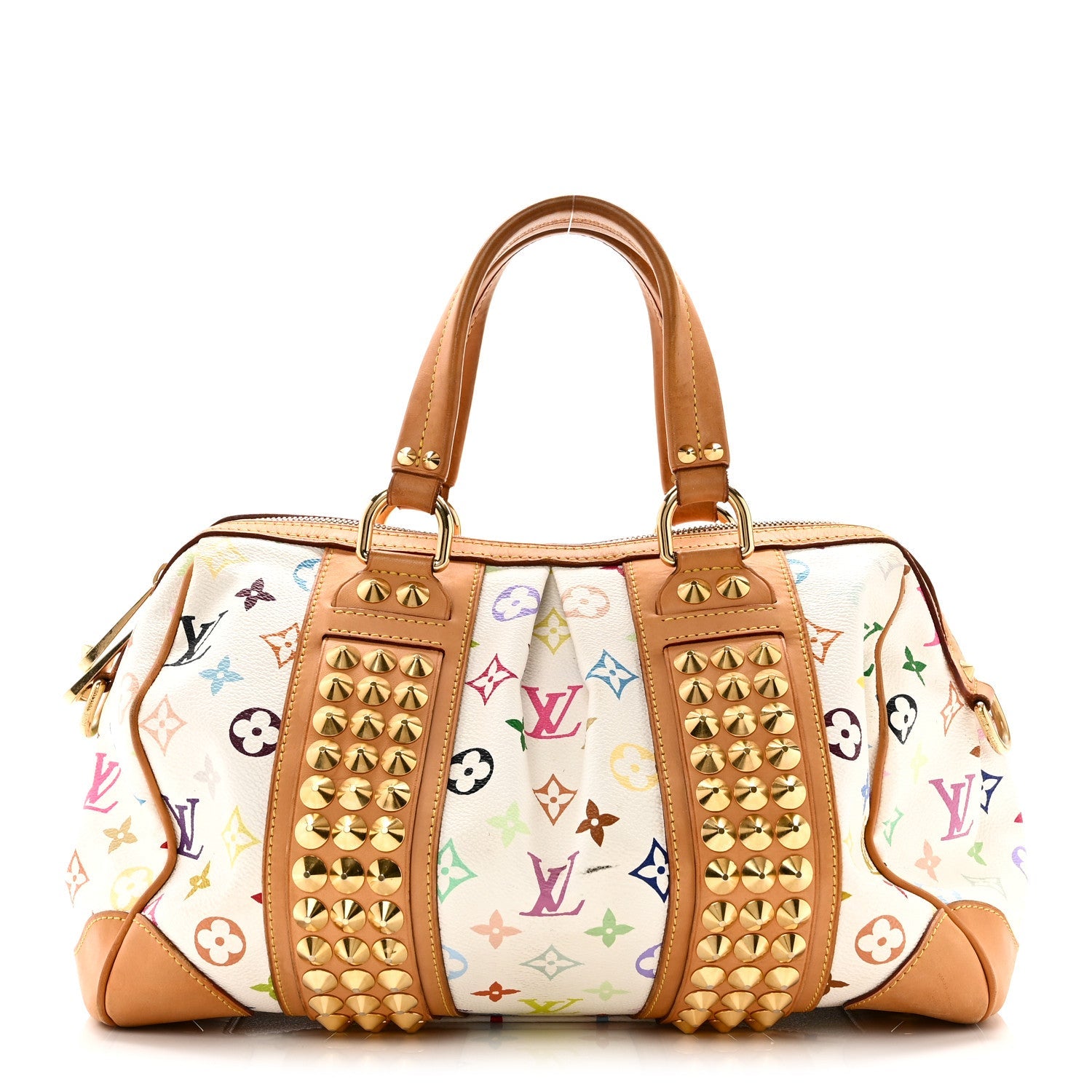 Louis Vuitton Monogram Multicolor Courtney MM White