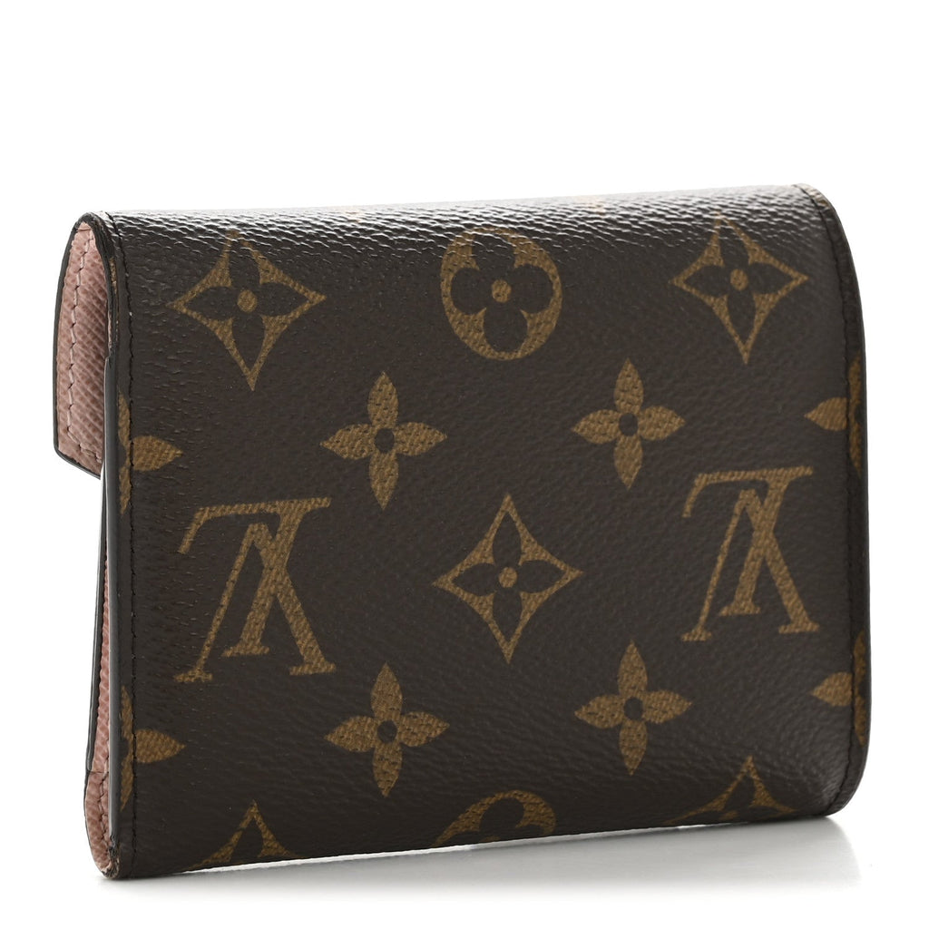 Louis Vuitton Monogram Victorine Wallet Rose Ballerine