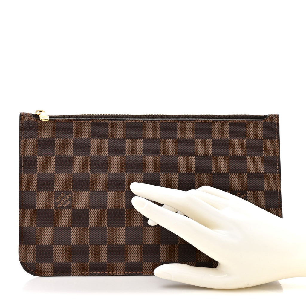 Louis Vuitton Damier Ebene Neverfull MM GM Pochette