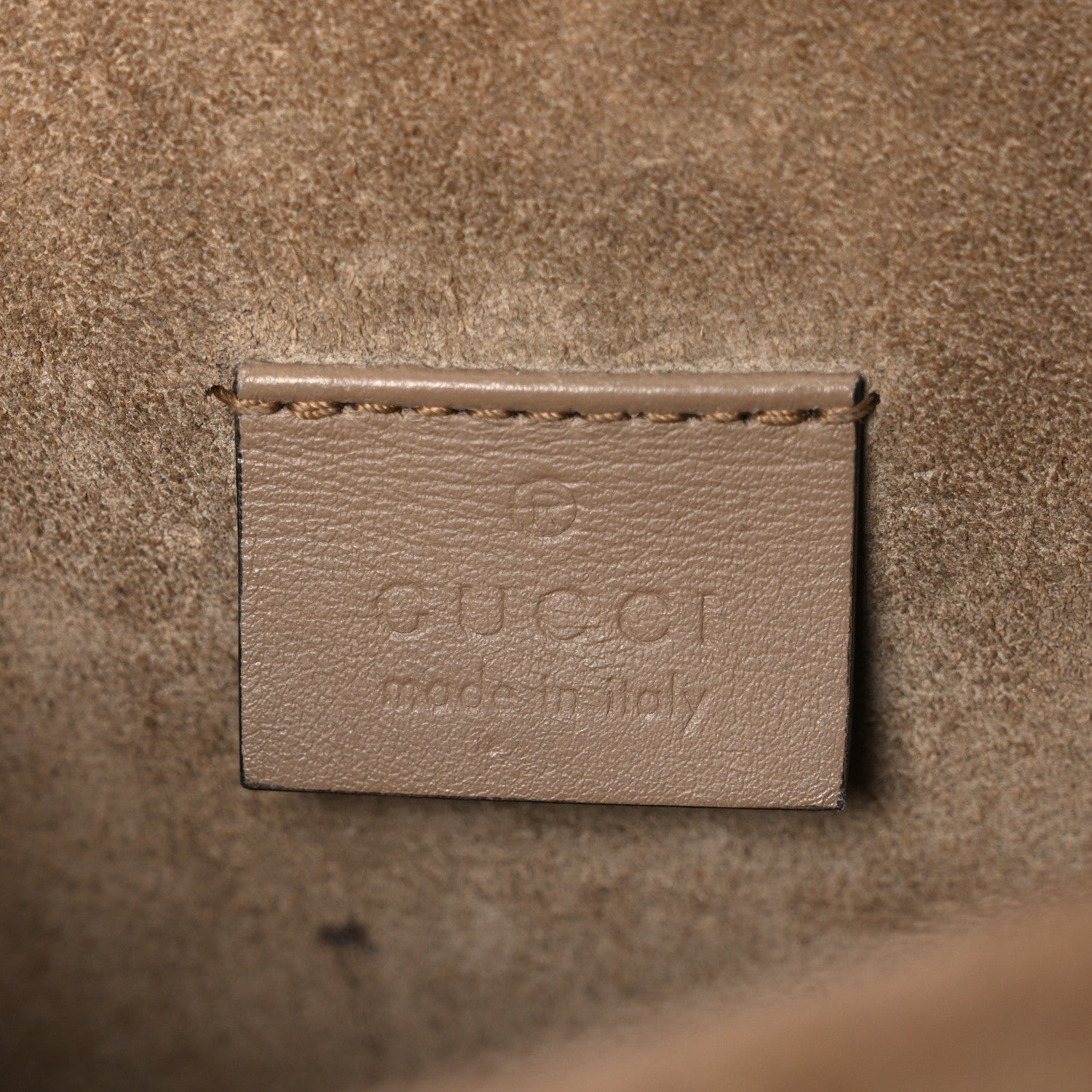 Gucci GG Supreme Monogram Mini Dionysus Shoulder Bag Taupe