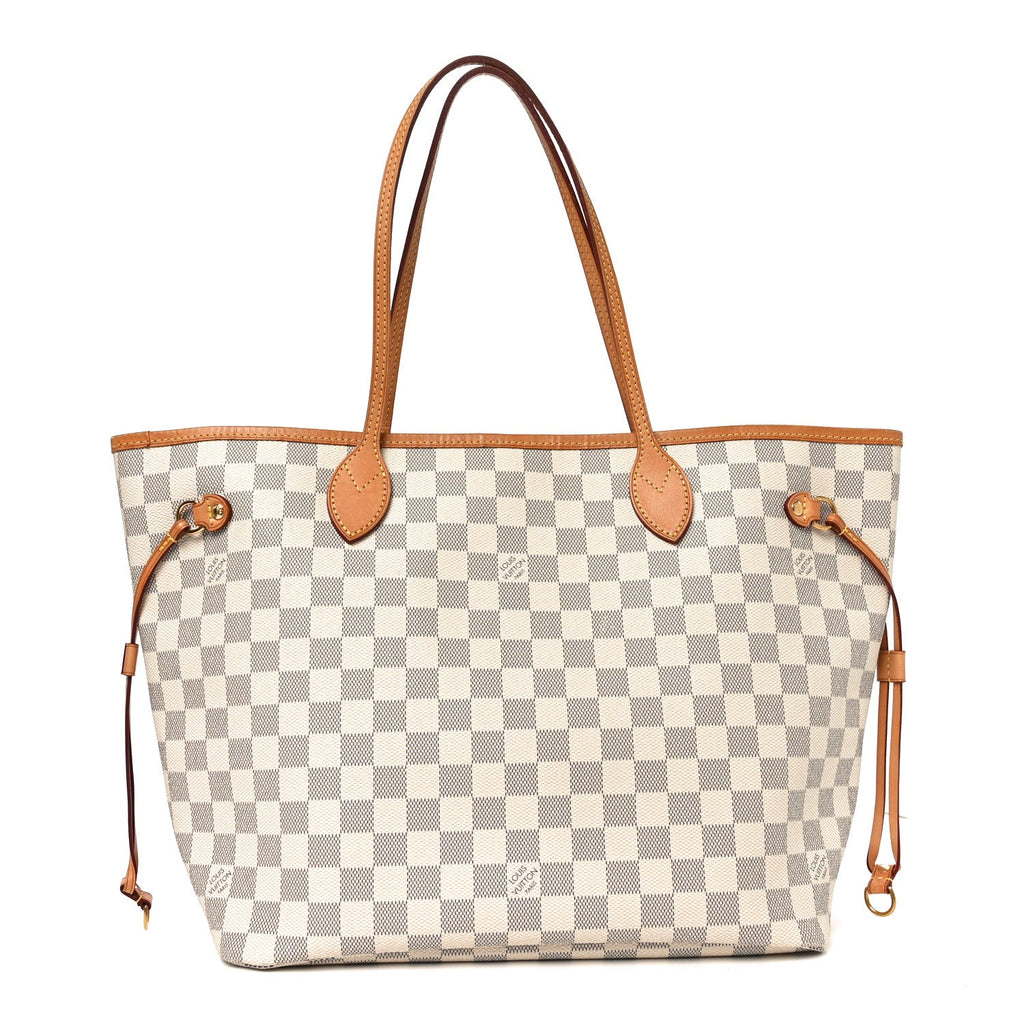 Louis Vuitton Damier Azur Neo Neverfull MM Rose Ballerine