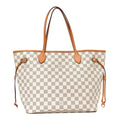 Louis Vuitton Damier Azur Neo Neverfull MM Rose Ballerine