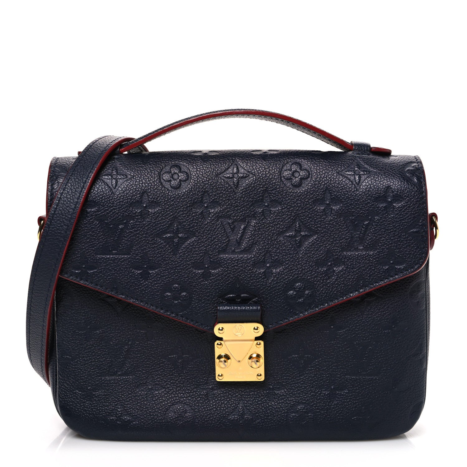 Louis Vuitton Empreinte Pochette Metis Marine Rouge