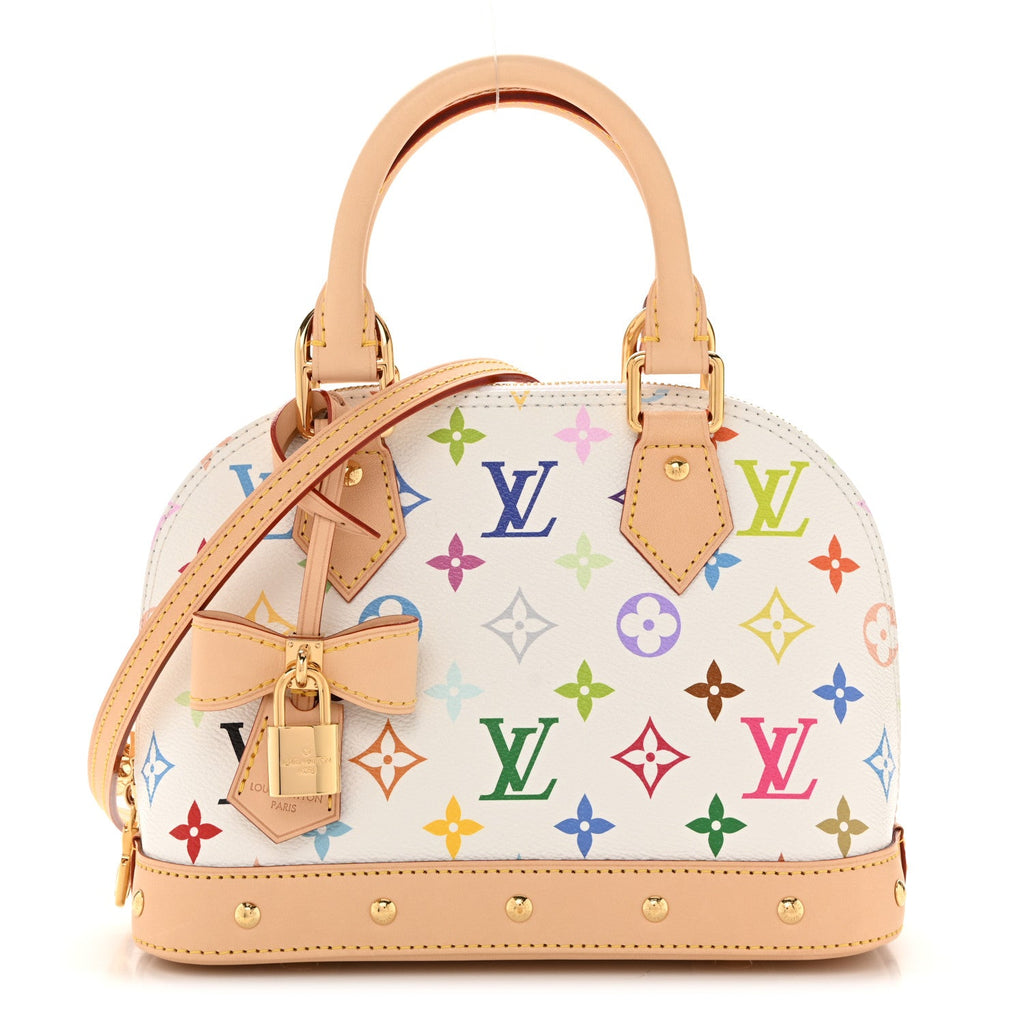Louis Vuitton LV x TM Monogram Multicolor Alma BB White
