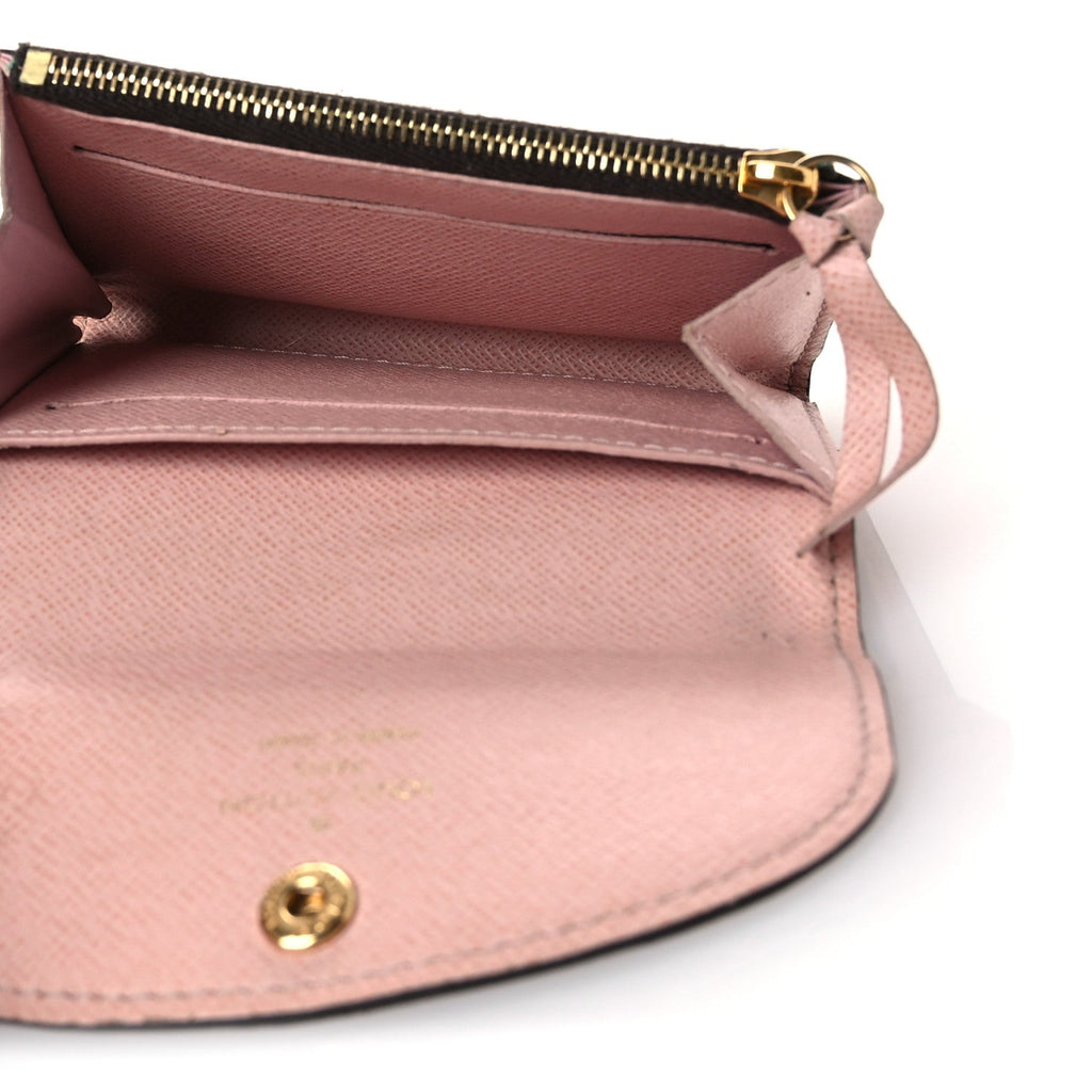 Louis Vuitton Damier Ebene Rosalie Coin Purse Rose Ballerine