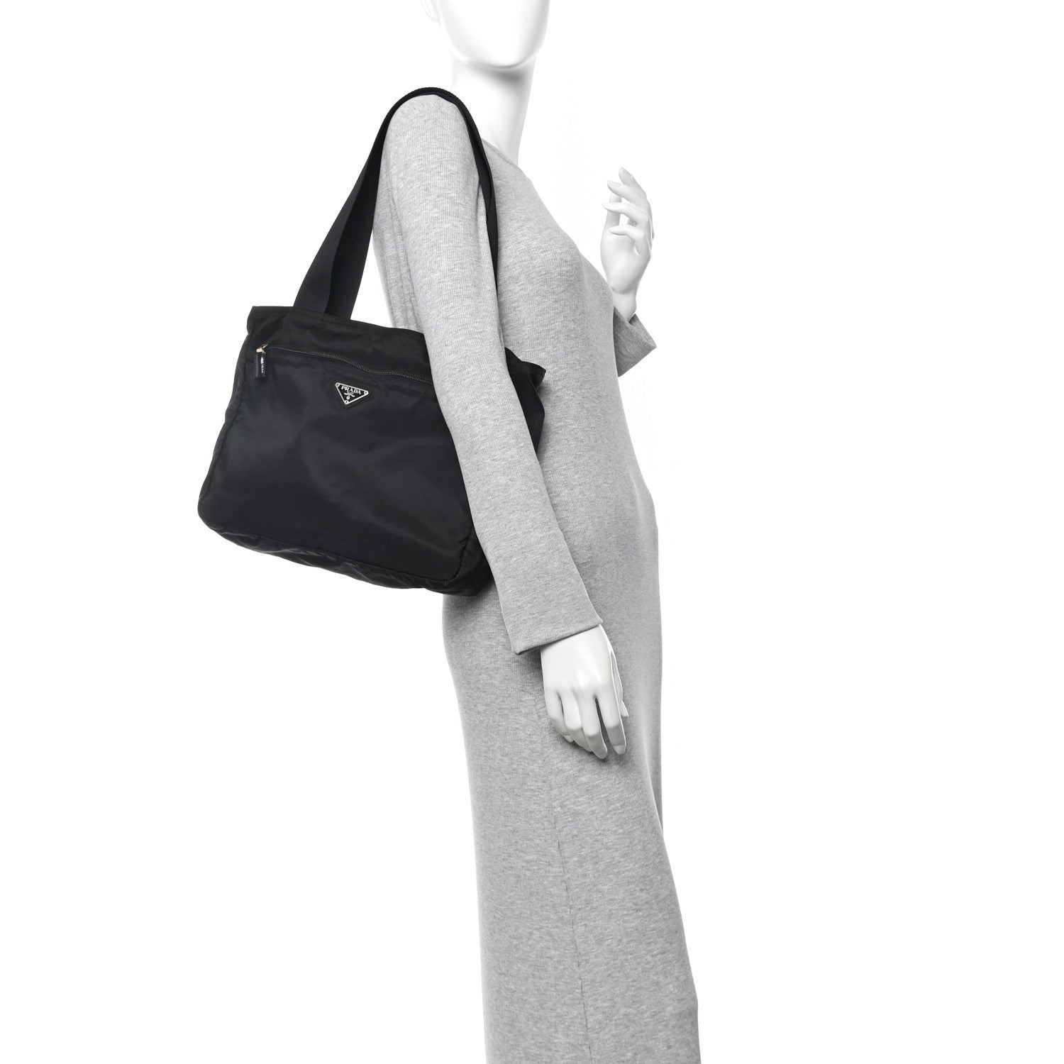 Prada Tessuto Nylon Tote Black
