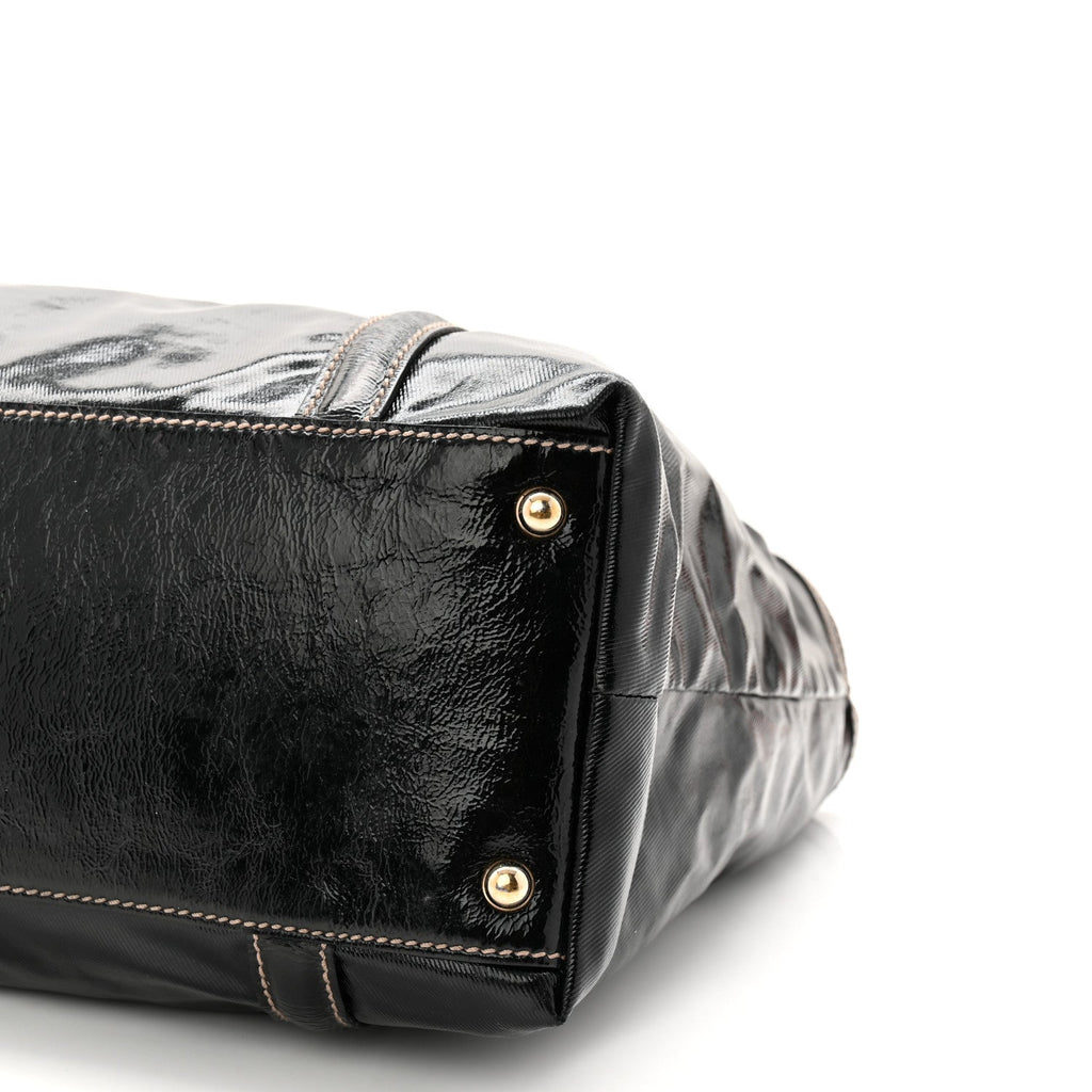 Gucci Dialux Medium Britt Tote Black