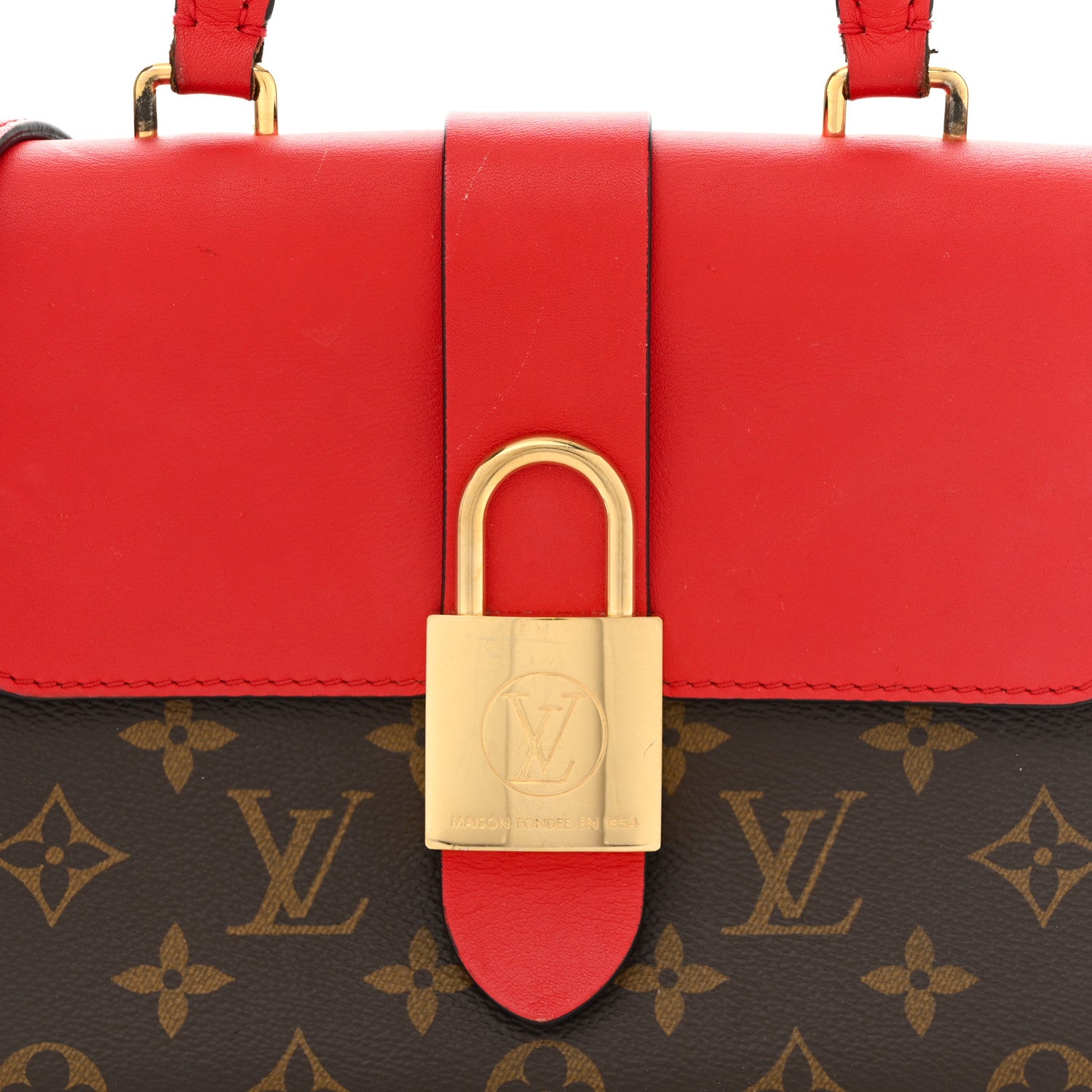 Louis Vuitton Monogram Locky BB Coquelicot
