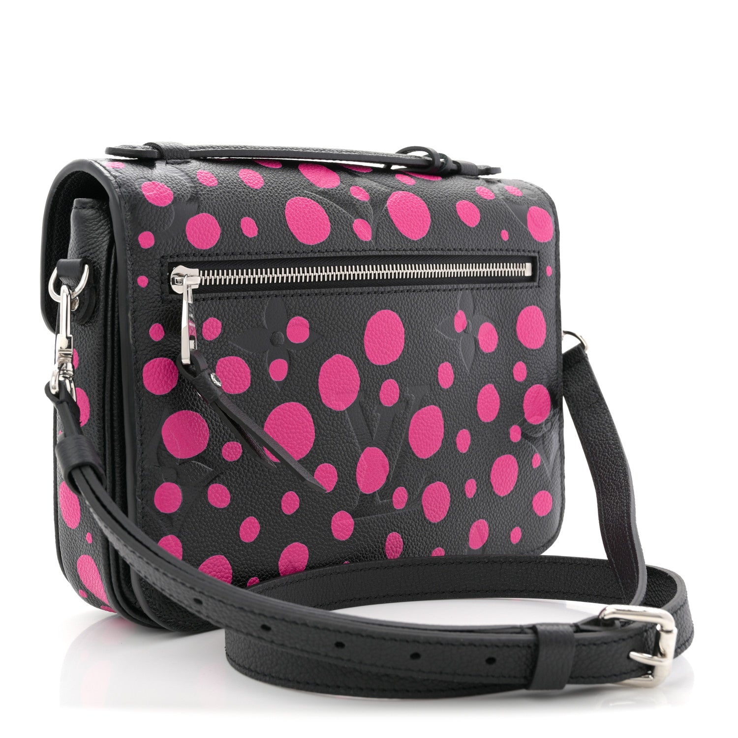 Louis Vuitton LV x YK Empreinte Monogram Giant Pochette Metis Black Fuchsia