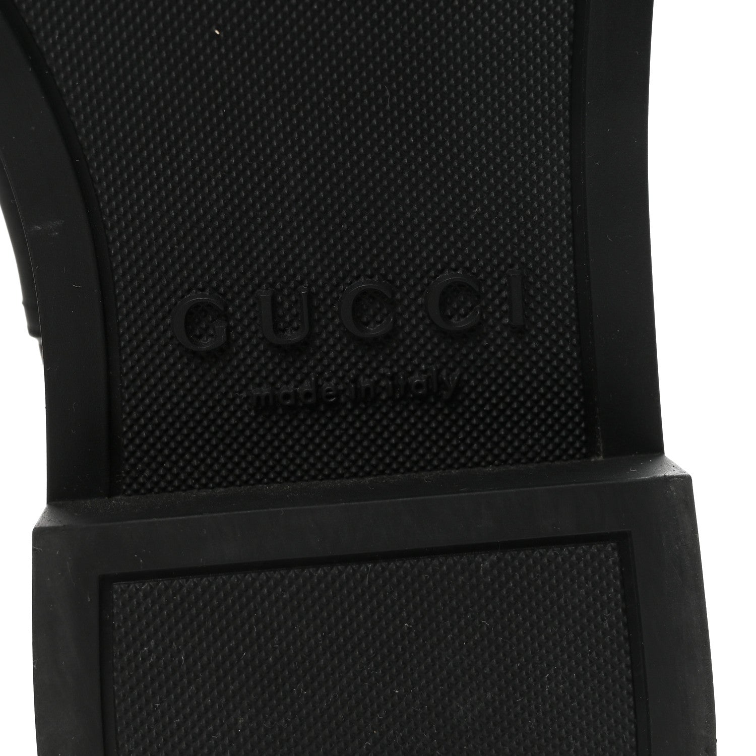 Gucci Guccissima Michelangelo Slim Horsebit Riding Boots 37 Black