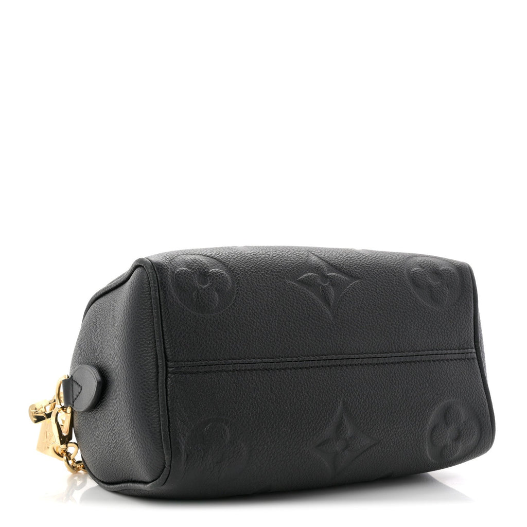 Louis Vuitton Empreinte Monogram Giant Speedy Bandouliere 20 Black