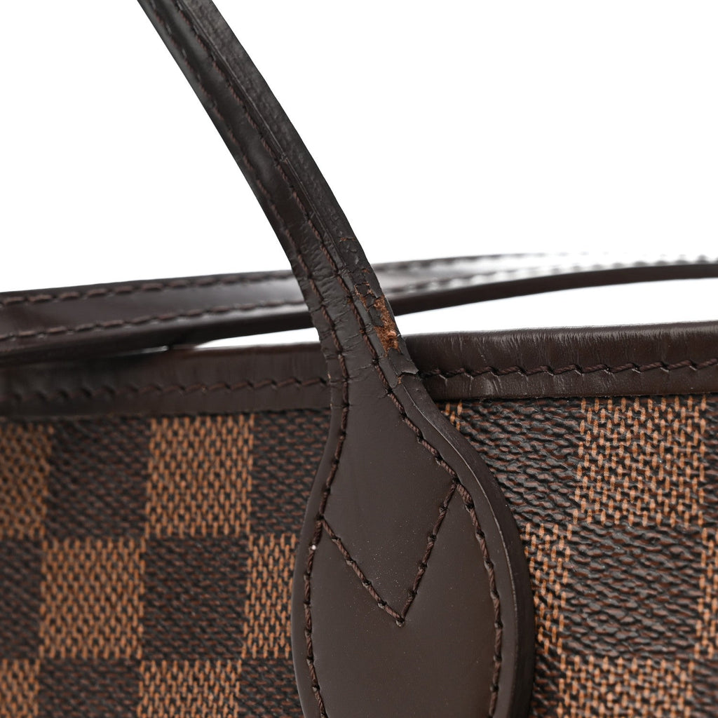 Louis Vuitton Damier Ebene Neo Neverfull MM Rose Ballerine