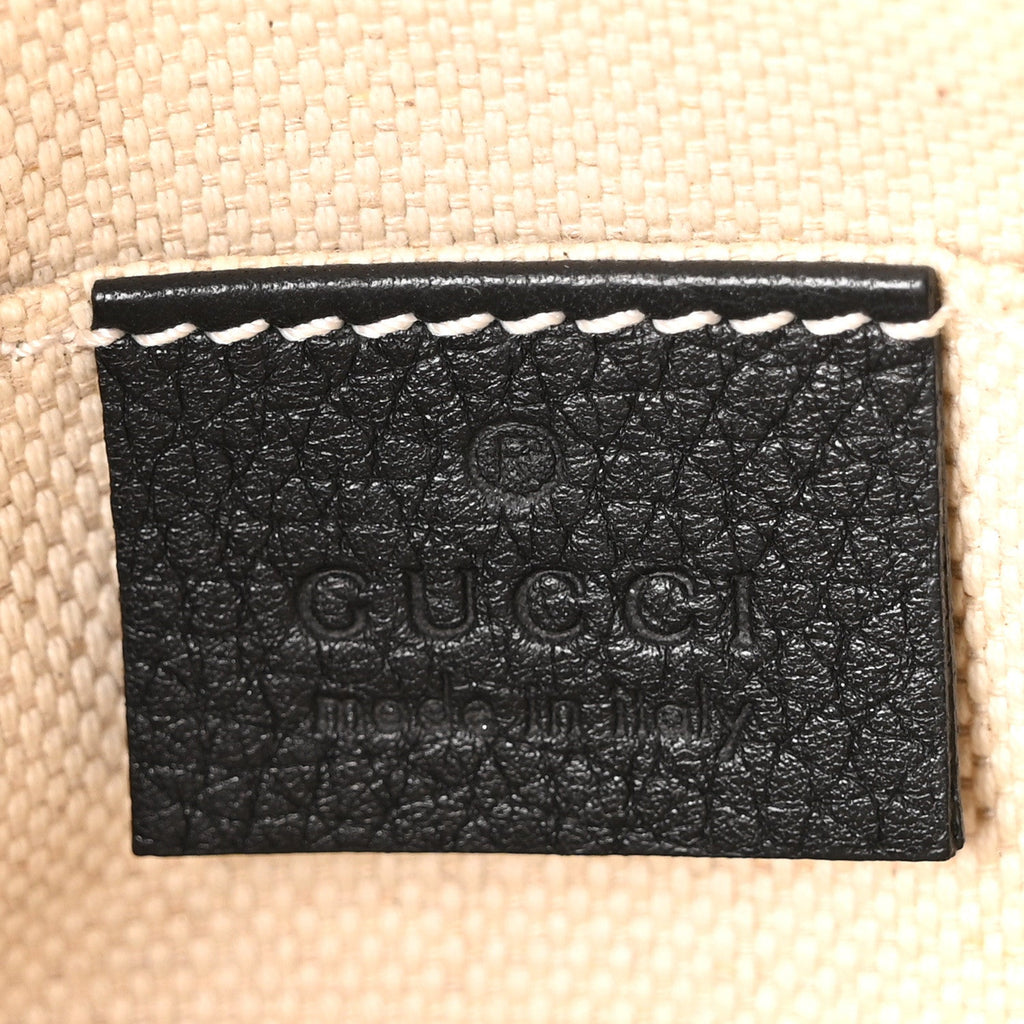 Gucci Pebbled Calfskin Small Soho Disco Bag Black