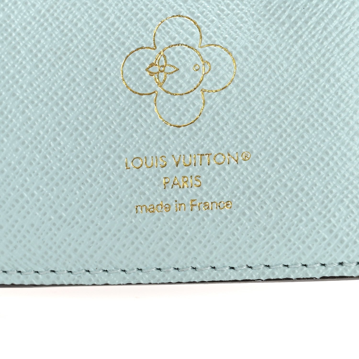 Louis Vuitton Monogram Snow Show Lisa Wallet Azur Frost