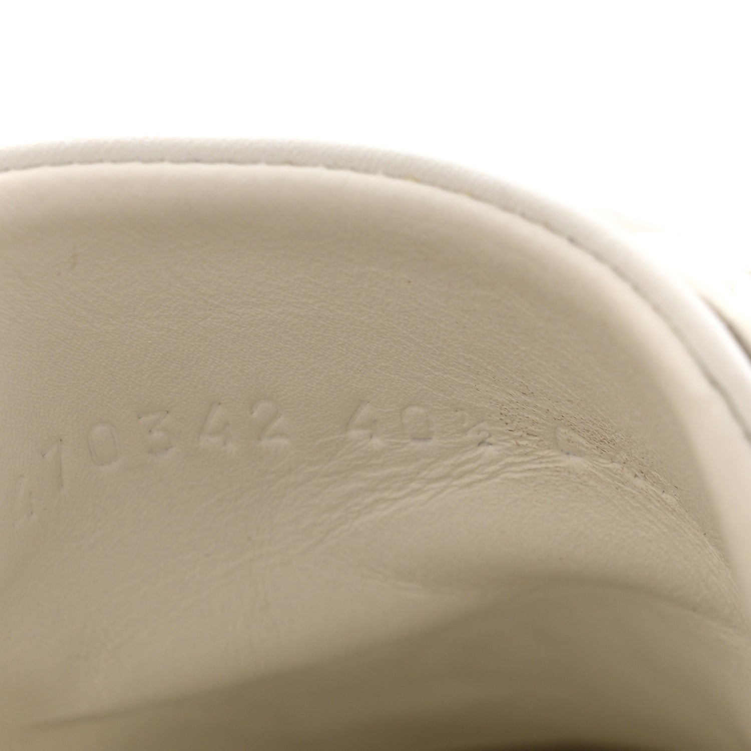 Gucci Calfskin Ayers Web Blind for Love Embroidered Womens Ace Sneakers 40.5 White