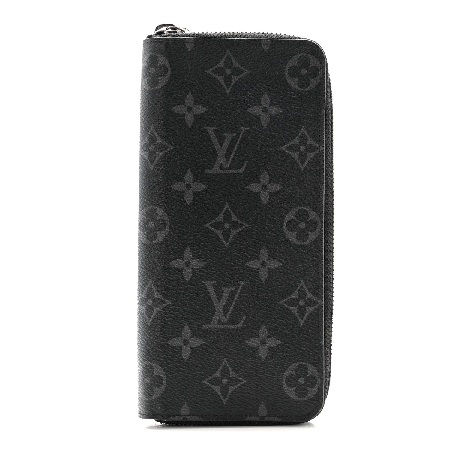 Louis Vuitton Monogram Eclipse Vertical Zippy Wallet