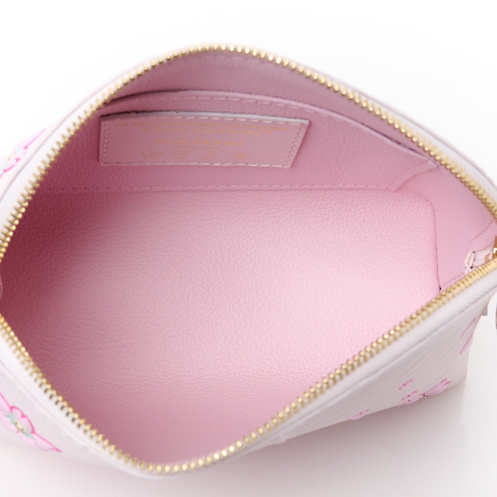 Louis Vuitton LV X TM Epi Cherry Blossom Cosmetic Pouch Pink