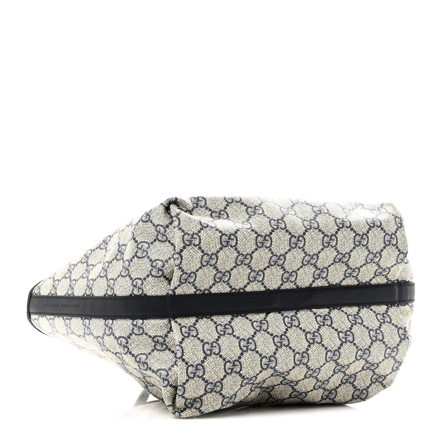 Gucci GG Supreme Monogram Denim Small Totissima Reversible Tote Beige Blue