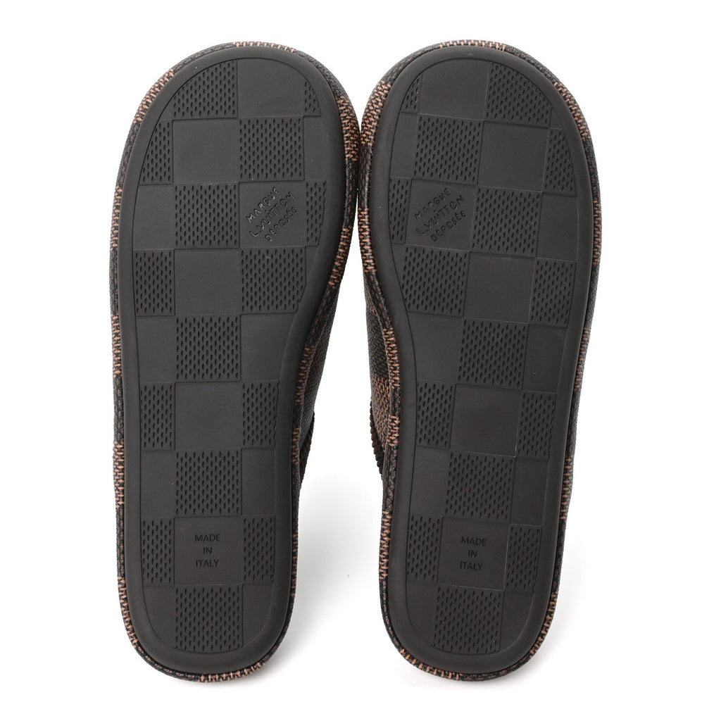 Louis Vuitton Damier Ebene Palace Slippers 7 Mocha
