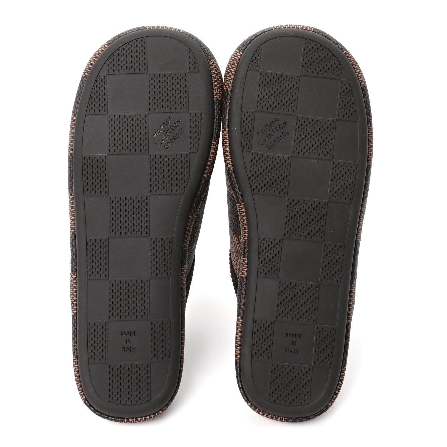 Louis Vuitton Damier Ebene Palace Slippers 7 Mocha