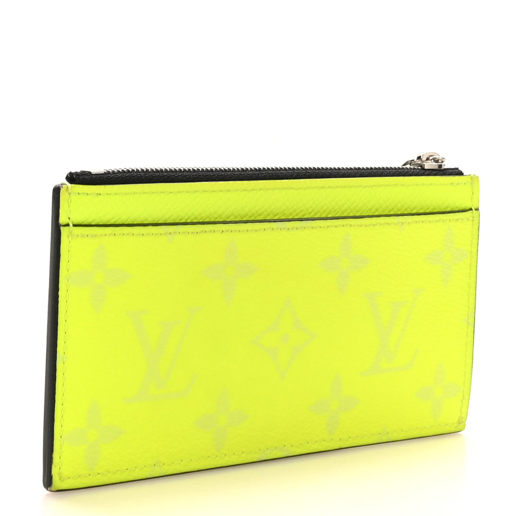 Louis Vuitton Taigarama Coin Card Holder Yellow