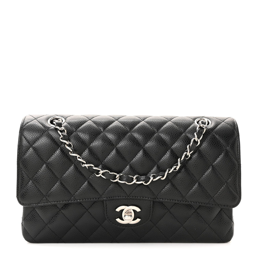 Chanel Caviar Quilted Medium Double Flap Black