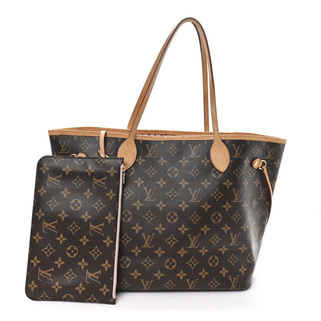 Louis Vuitton Monogram Neo Neverfull MM Rose Ballerine