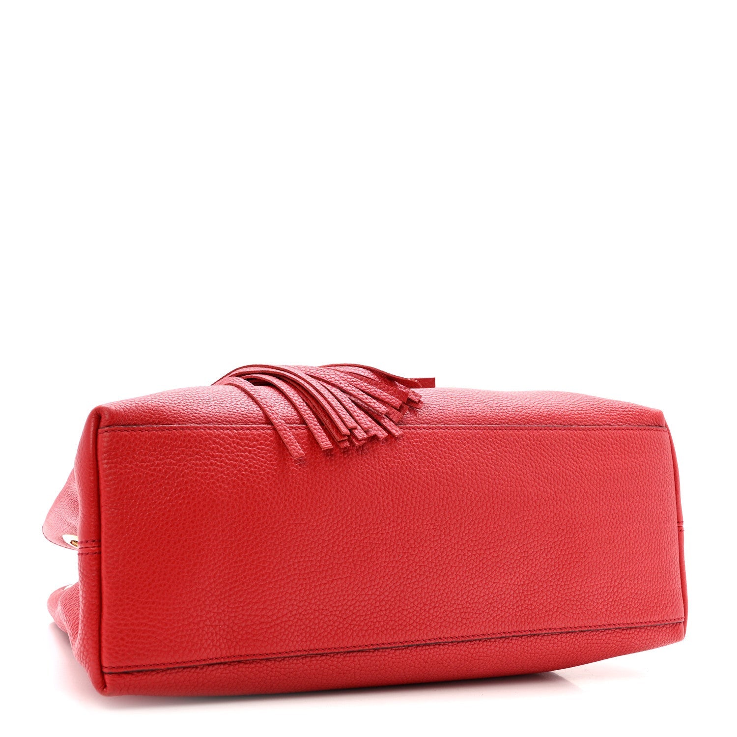Gucci Cellarius Calfskin Medium Soho Chain Shoulder Bag Vibrant Red